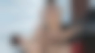 Carwash slut take his mate's throbbing shaft